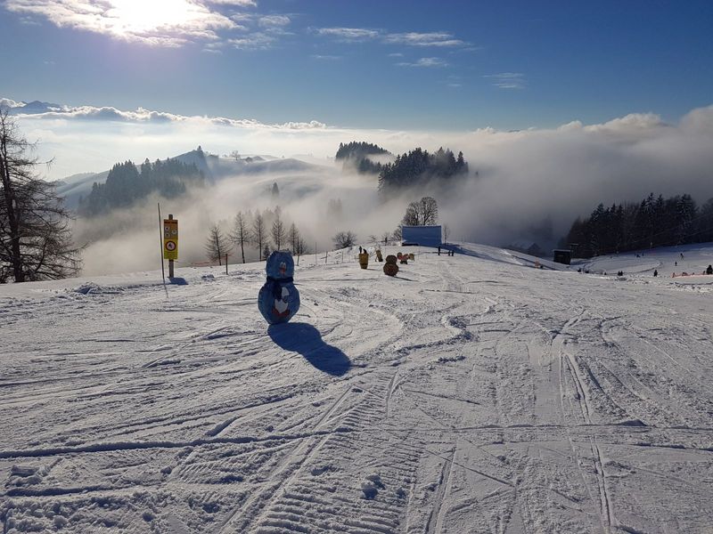 Winterstimmung am Skilift